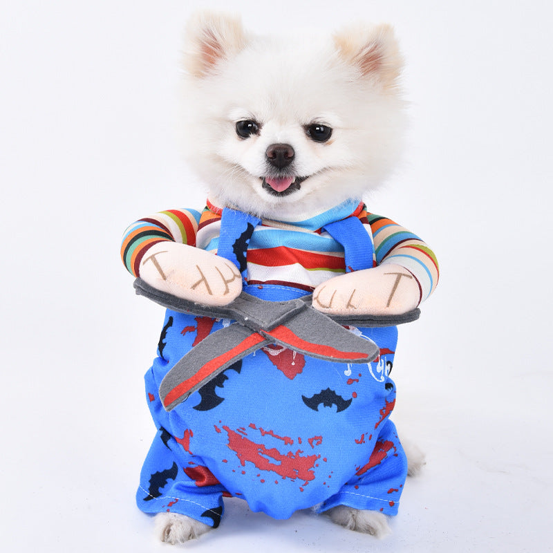 Funny Halloween dog costume pet outfit